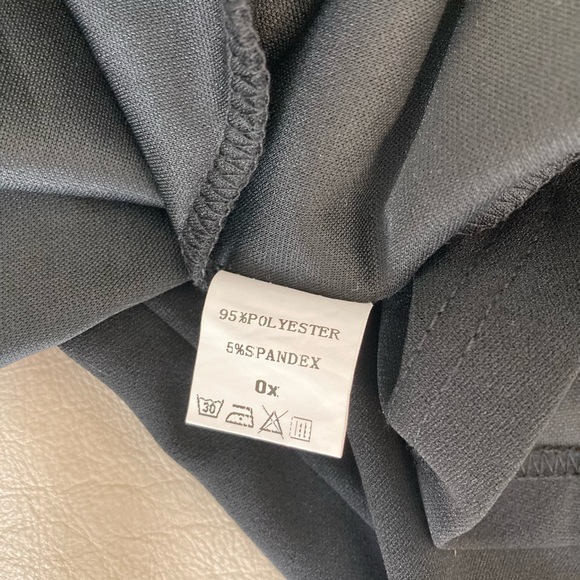 Black Floral Mesh Round Neck Short Sleeve vintage dress| with pockets - Picture 5 of 5